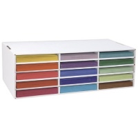 Classroom Keeper Construction Paper Storage, 9 x12 inches Unit, 15 Slots, Slots Measure 12.5x9.25x1.5 inches (001310) Classroom Keeper Construction Paper Storage, 9 x12 inches Unit, 15 Slots, Slots Measure 12.5x9.25x1.5 inches (001310)