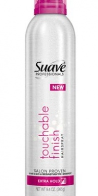 Suave Professionals Hair Spray, Aerosol, Touchable Finish, Extra Hold, 9.4Ounce