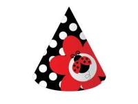 Creative Converting Ladybug Fancy Birthday Party Hats, 8-Count Creative Converting Ladybug Fancy Birthday Party Hats, 8-Count