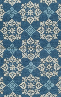 Veranda Collection VERANVR-29BLU5080 Area Rug, 5 by 8-Feet Veranda Collection VERANVR-29BLU5080 Area Rug, 5 by 8-Feet