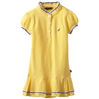 Nautica Baby-girls Infant Pique Polo Dress, Yellow, 18 Months Nautica Baby-girls Infant Pique Polo Dress, Yellow, 18 Months
