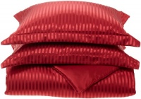 Divatex Home Fashions Royal Opulence Woven Satin Stripe Full/Queen Duvet Mini Set, Red Divatex Home Fashions Royal Opulence Woven Satin Stripe Full/Queen Duvet Mini Set, Red