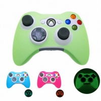 GREEN GLOW in DARK Xbox 360 Game Controller Silicone Case Skin Protector Cover (Many Colors Available) GREEN GLOW in DARK Xbox 360 Game Controller Silicone Case Skin Protector Cover (Many Colors Available)