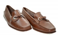 TOD'S Women's Driver Sailor Leather Brown Driving Shoes Sz 35 BR0S012 TOD'S Women's Driver Sailor Leather Brown Driving Shoes Sz 35 BR0S012