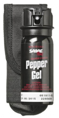 SABRE RED Police Strength Pepper Gel - Professional Size with Flip Top, Belt Holster & 18 Foot Range SABRE RED Police Strength Pepper Gel - Professional Size with Flip Top, Belt Holster & 18 Foot Range