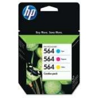 Genuine OEM HP 564 3-Color Combo Pack: 1-Cyan/Magenta/Yellow Genuine OEM HP 564 3-Color Combo Pack: 1-Cyan/Magenta/Yellow