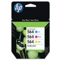 Genuine OEM HP 564 3-Color Combo Pack: 1-Cyan/Magenta/Yellow