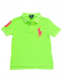 Ralph Lauren Toddler Boy's Big Pony Polo, Lime, 4/4T Ralph Lauren Toddler Boy's Big Pony Polo, Lime, 4/4T
