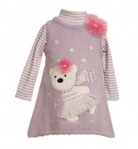 Bonnie Baby Infant Girls 2-Pc Lavender Jumper, 3-6 Months Bonnie Baby Infant Girls 2-Pc Lavender Jumper, 3-6 Months