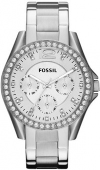 Fossil Women's ES3202 Riley Multifunction Stainless Steel Watch Fossil Women's ES3202 Riley Multifunction Stainless Steel Watch