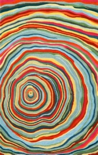 Liora Manne Seville 9 by 12-Feet Spiral Hand Tufted Rug, Large, Multicolor Liora Manne Seville 9 by 12-Feet Spiral Hand Tufted Rug, Large, Multicolor