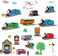 RoomMates RMK1035SCS Thomas The Tank Engine and Friends Peel and Stick Wall Decals RoomMates RMK1035SCS Thomas The Tank Engine and Friends Peel and Stick Wall Decals