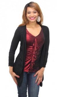 Style&co. Top, 3/4 Sleeve Ruffled Layered Look Style&co. Top, 3/4 Sleeve Ruffled Layered Look