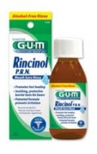 Butler G-U-M Rincinol P.R.N Oral Rinse, Canker Sore Pain Reliver 1770R, 4 Oz