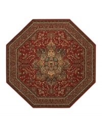 The Couristan Kashimar area rug is inspired by classic Oriental and Persian motifs, featuring a richly detailed design in warm red with grey florals. With features like 100% New Zealand semi-worsted wool, Couristan's exclusive locked in weave, crystal-point finish and hand-knotted fringes, the Medallion Antique Red rug offers a sophisticated addition to any room of your home. The Couristan Kashimar area rug is inspired by classic Oriental and Persian motifs, featuring a richly detailed design in warm red with grey florals. With features like 100% New Zealand semi-worsted wool, Couristan's exclusive locked in weave, crystal-point finish and hand-knotted fringes, the Medallion Antique Red rug offers a sophisticated addition to any room of your home.