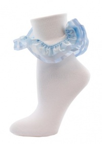 Frilly Felicia Build a Sock for Juniors and Ladies in 7 Colors Sock Trim Color: Aqua Frilly Felicia Build a Sock for Juniors and Ladies in 7 Colors Sock Trim Color: Aqua