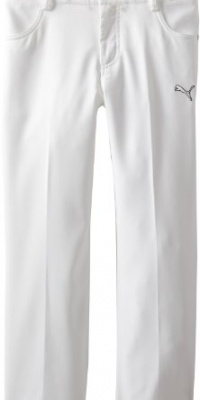 Puma Golf NA Boy's 5 Pocket Pant, White, X-Large Puma Golf NA Boy's 5 Pocket Pant, White, X-Large