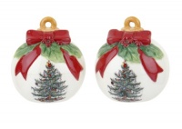 Spode Christmas Tree Sculpted Christmas Tree Ornament Shaped Salt and Pepper Set Spode Christmas Tree Sculpted Christmas Tree Ornament Shaped Salt and Pepper Set