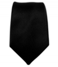 Wool Skinny Solid Black Tie Wool Skinny Solid Black Tie