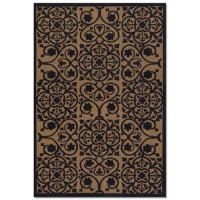 Couristan 5781/0010 URBANE Lafayette 90-Inch by 129-Inch Polypropylene Area Rug, Tan/Charcoal Couristan 5781/0010 URBANE Lafayette 90-Inch by 129-Inch Polypropylene Area Rug, Tan/Charcoal