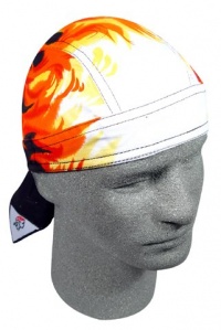 ZANheadgear Flydanna 100 Percentage Cotton Airbrushed Flames Road Hog Bandanna ZANheadgear Flydanna 100 Percentage Cotton Airbrushed Flames Road Hog Bandanna