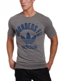 MLS Seattle Sounders FC Sp12 Large Trefoil Tri-Blend Short Sleeve T-Shirt MLS Seattle Sounders FC Sp12 Large Trefoil Tri-Blend Short Sleeve T-Shirt