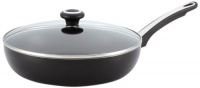 Farberware High Performance Nonstick 12 Covered Deep Skillet, Black Farberware High Performance Nonstick 12 Covered Deep Skillet, Black