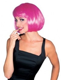 Rubie's Costume Co - Hot Pink Super Model Wig Rubie's Costume Co - Hot Pink Super Model Wig