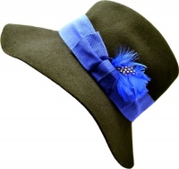 Aqua Womens Toppers One Size Fedora / Trilby Hat Black Aqua Womens Toppers One Size Fedora / Trilby Hat Black