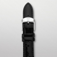 Michele 18Mm Black Patent Leather Ms18aa050001 Strap Michele 18Mm Black Patent Leather Ms18aa050001 Strap