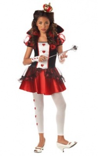 California Costumes Tween Queen Of Hearts Costume,Red/Black/White,X-Large California Costumes Tween Queen Of Hearts Costume,Red/Black/White,X-Large