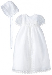 Jayne Copeland Baby-Girls Infant Christening Organza Galloon Lace Dress, White, 24 Months Jayne Copeland Baby-Girls Infant Christening Organza Galloon Lace Dress, White, 24 Months