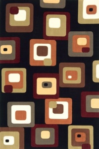 Momeni Elements ELEMTEL-10BLK2680 Black Rug Momeni Elements ELEMTEL-10BLK2680 Black Rug