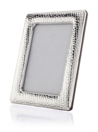 Cunill Barcelona Alligator Sterling Silver Frame, 8 x 10 Cunill Barcelona Alligator Sterling Silver Frame, 8 x 10