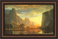 Valley of the Yosemite, 1864 by Albert Bierstadt, Framed Print Art - 22 x 32.75 Valley of the Yosemite, 1864 by Albert Bierstadt, Framed Print Art - 22 x 32.75