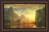 Valley of the Yosemite, 1864 by Albert Bierstadt, Framed Print Art - 22 x 32.75