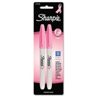 Sharpie Pink Ribbon Fine Point Permanent Markers, 2 Pink Markers (1741763) Sharpie Pink Ribbon Fine Point Permanent Markers, 2 Pink Markers (1741763)