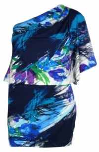 Jessica Simpson Women's One Shoulder Mini Dress Jessica Simpson Women's One Shoulder Mini Dress