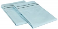 Lamma Loe's Silky Soft Luxurious Supreme Microfiber Embroidered Pillow Cases, Fits California King, Light Blue/Aqua, Set of 2 Lamma Loe's Silky Soft Luxurious Supreme Microfiber Embroidered Pillow Cases, Fits California King, Light Blue/Aqua, Set of 2