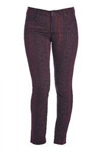 Not Your Daughters Jeans Sheri Skinny Jean w/ Black Print in Plumberry Plumberry Not Your Daughters Jeans Sheri Skinny Jean w/ Black Print in Plumberry Plumberry