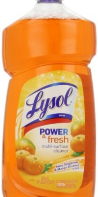 Lysol, Multi-Surface Cleaner, Juicy Tangerine and Mango Essence Scent, 40 Ounce Lysol, Multi-Surface Cleaner, Juicy Tangerine and Mango Essence Scent, 40 Ounce