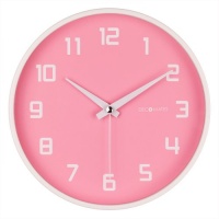 DecoMates Non-Ticking Silent Wall Clock, Pink Fruity Watermelon DecoMates Non-Ticking Silent Wall Clock, Pink Fruity Watermelon