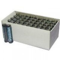 UNIVERSAL BATTERY D5323/D5923 Super Heavy-Duty Battery Value Box AAA 50-pk UNIVERSAL BATTERY D5323/D5923 Super Heavy-Duty Battery Value Box AAA 50-pk