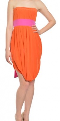 BCBG Maxazria Fresh Squeeze Color Block Cocktail Party Dress BCBG Maxazria Fresh Squeeze Color Block Cocktail Party Dress