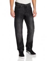 Southpole Men's Sand Blast Washed Denim With High Thigh Crinkles Southpole Men's Sand Blast Washed Denim With High Thigh Crinkles