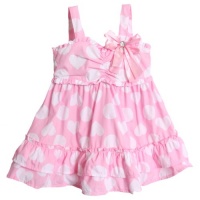 Nannette Baby-Girls Infant Dotted and Heart Print Design With Bow and Matching Panty Set Nannette Baby-Girls Infant Dotted and Heart Print Design With Bow and Matching Panty Set