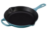 Le Creuset LS2024-3017 Signature Iron Handle Skillet, 11-3/4-Inch, Caribbean Le Creuset LS2024-3017 Signature Iron Handle Skillet, 11-3/4-Inch, Caribbean