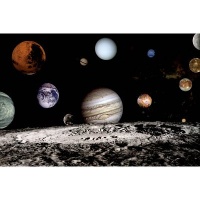 New Solar System Planets Jupiter Moons Rosette Nebula Space Poster Poster Poster Print, 36x24 New Solar System Planets Jupiter Moons Rosette Nebula Space Poster Poster Poster Print, 36x24