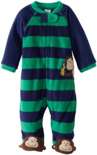 Little Me Baby-Boys Newborn Monkey Blanket Sleeper Boy, Navy Stripe, 3 Months Little Me Baby-Boys Newborn Monkey Blanket Sleeper Boy, Navy Stripe, 3 Months