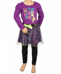 Baby Phat Get Ur Dance On 2-Piece Outfit - black/purple, 4t Baby Phat Get Ur Dance On 2-Piece Outfit - black/purple, 4t